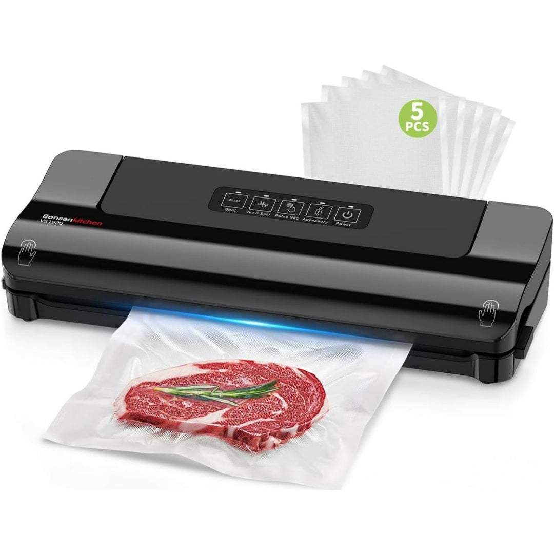 Appareil de mise sous vide 1 l en bambou pour randonnée