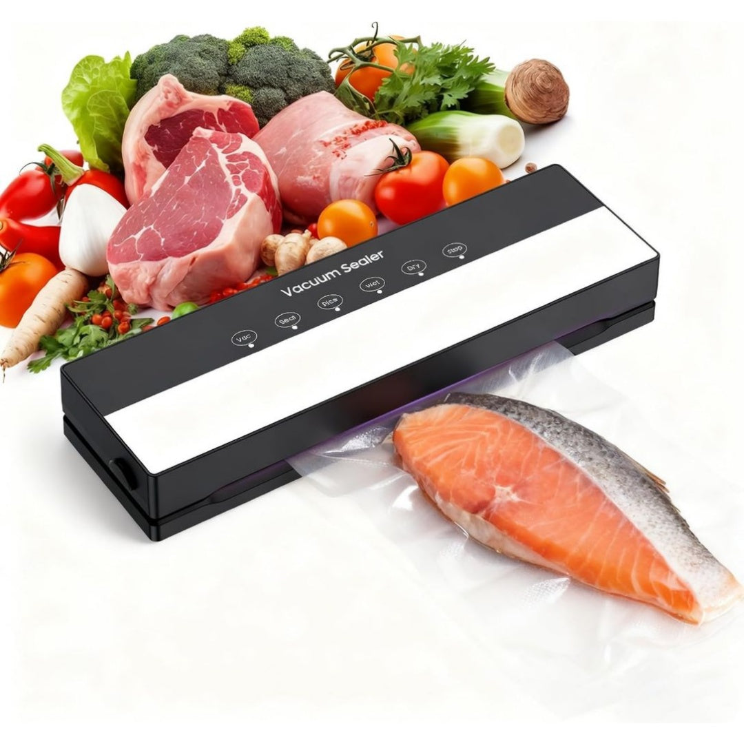 Appareil de mise sous vide 2000 w en acier inoxydable 1 l noir