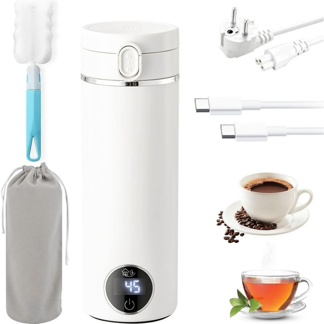 Bouilloire électrique en acier inoxydable 2000 w 4.5 l blanc